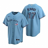 Men's Toronto Blue Jays #17 Jose Berrios Nike Powder Blue Alternate Cool Base Jersey Dzhi,baseball caps,new era cap wholesale,wholesale hats